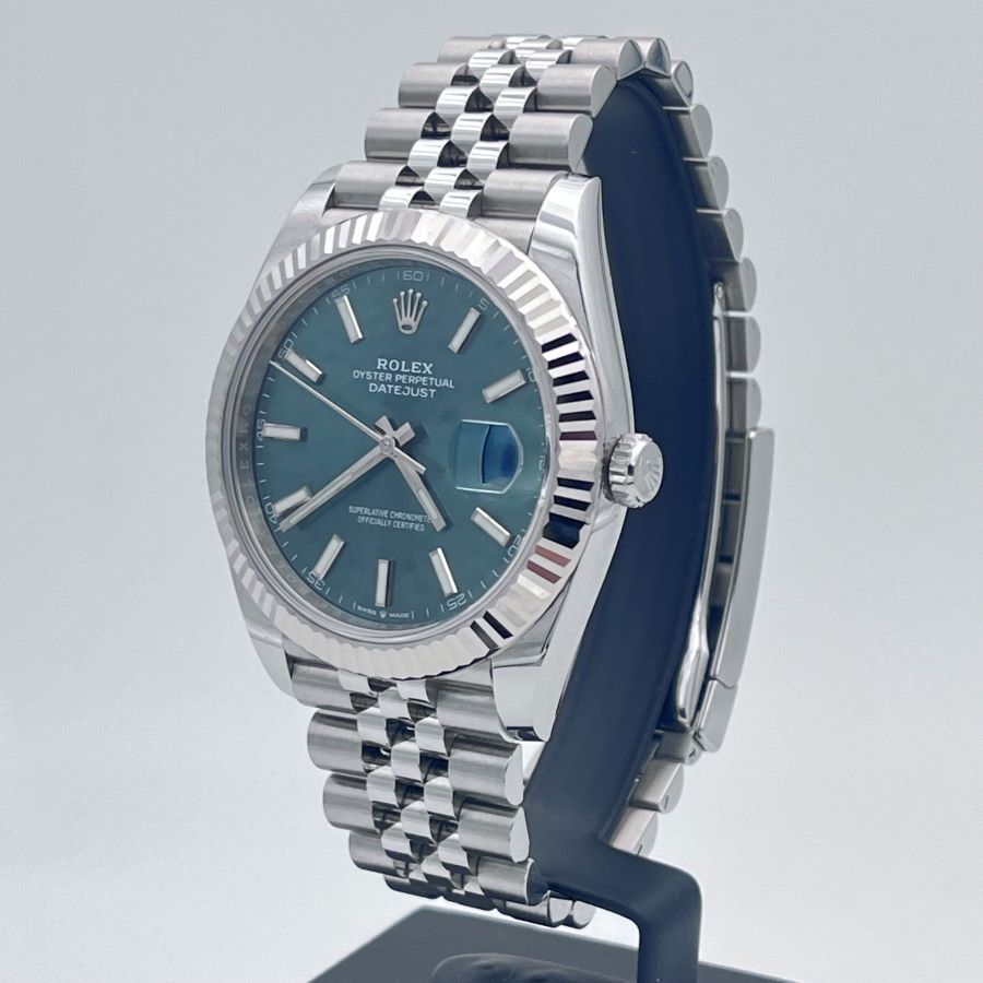 Rolex Datejust 41 Oystersteel e Oro Bianco Verde