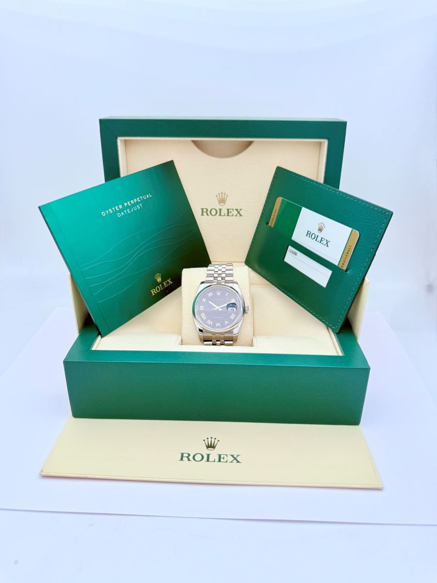Rolex Datejust 36 Automatico Acciaio Jubilee Full Set Anno 2016