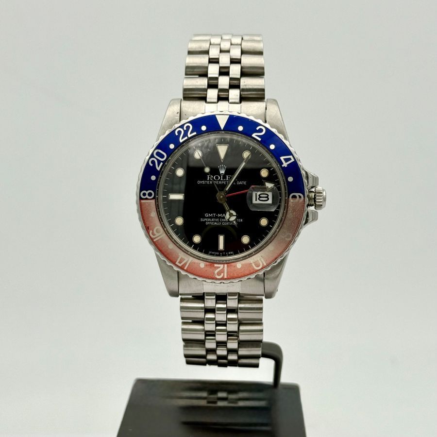 Rolex GMT Master Referenza 16750 Mark IV - Acciaio, Plexiglass, Anno 1984