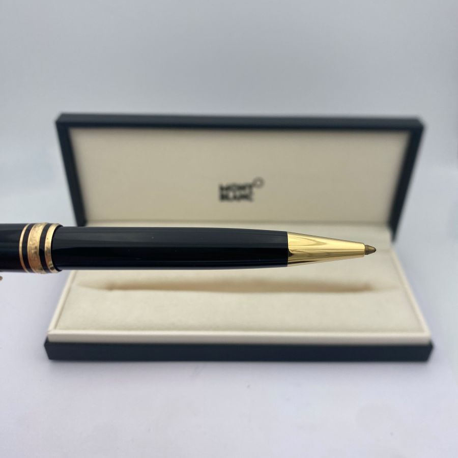 Montblanc Meisterstück Classique Rollerball Nera con Dettagli Dorati