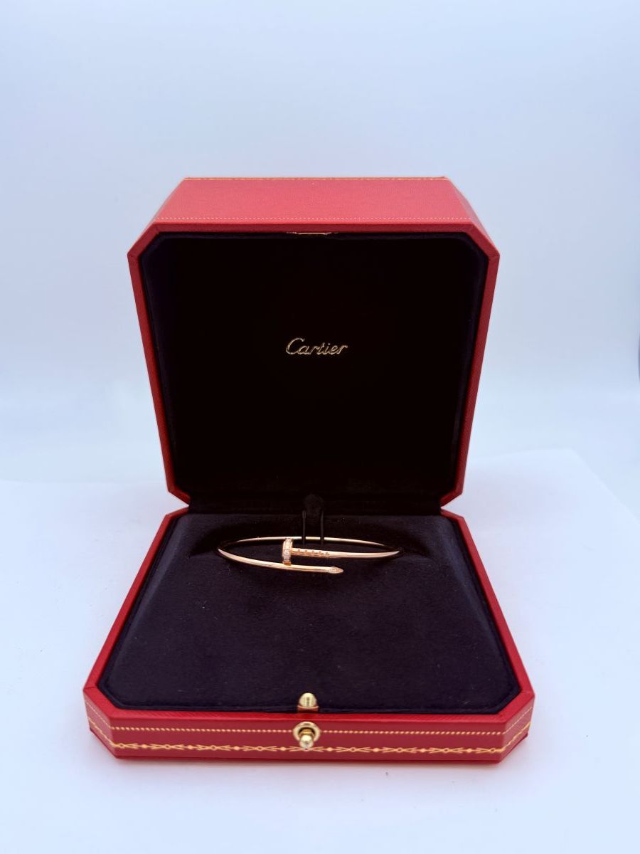 Bracciale Cartier Juste un Clou, Modello Classico in Oro Giallo 18k con Diamanti