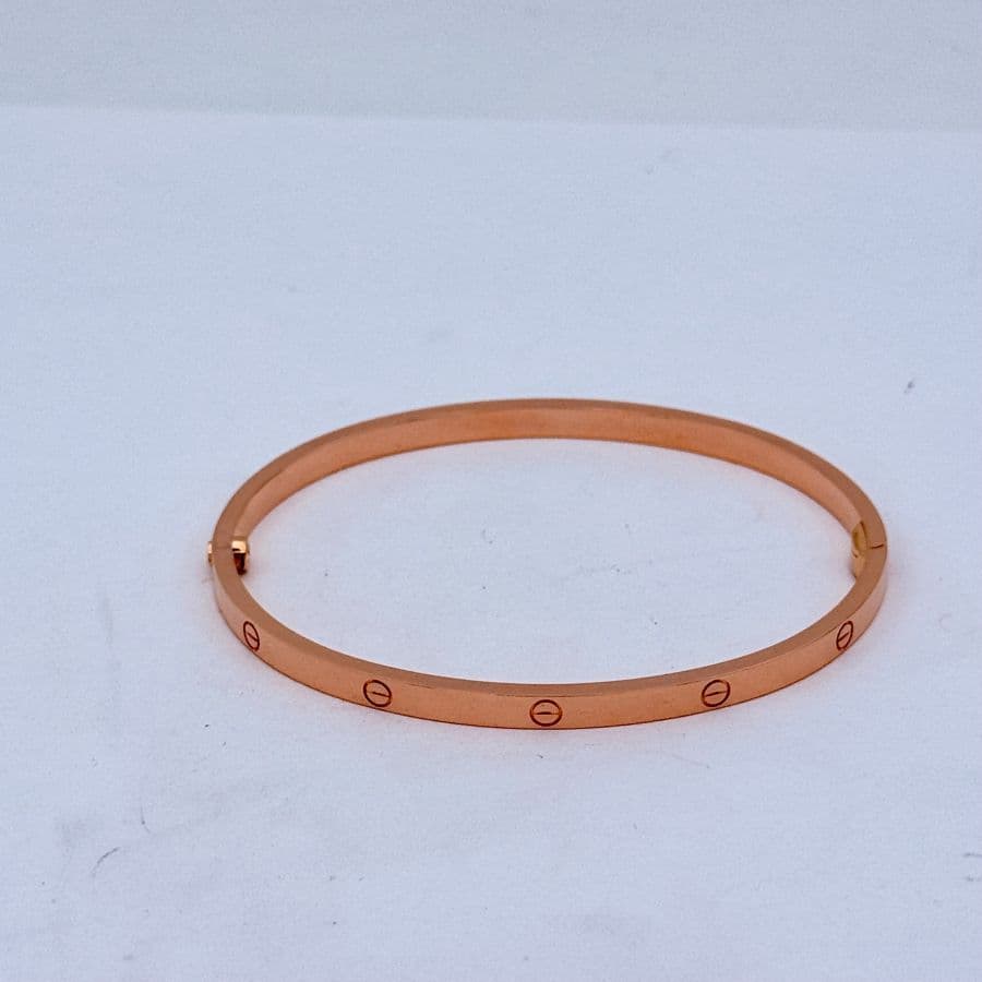 Bracciale Cartier Love, Modello Classico in Oro Rosa 18k