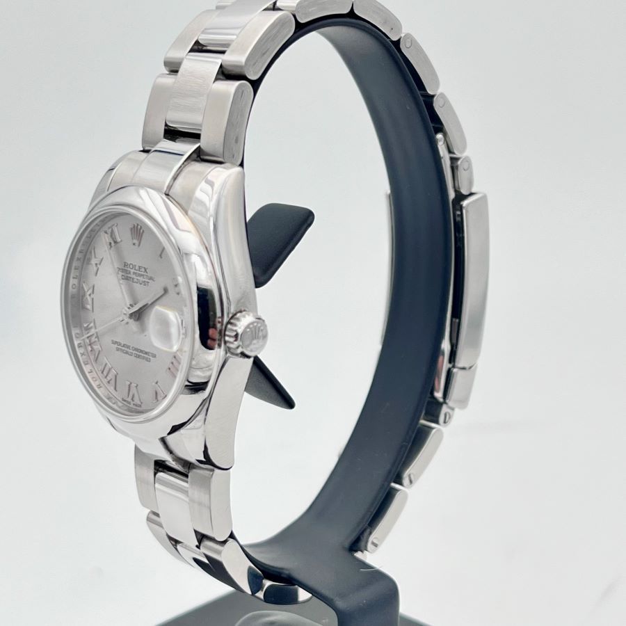 Rolex Datejust 31 Oystersteel Quadrante Grigio Rodio