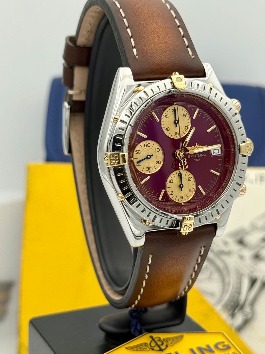 Breitling Chronomat Automatico Ref. 13050 con Quadrante Bordeaux