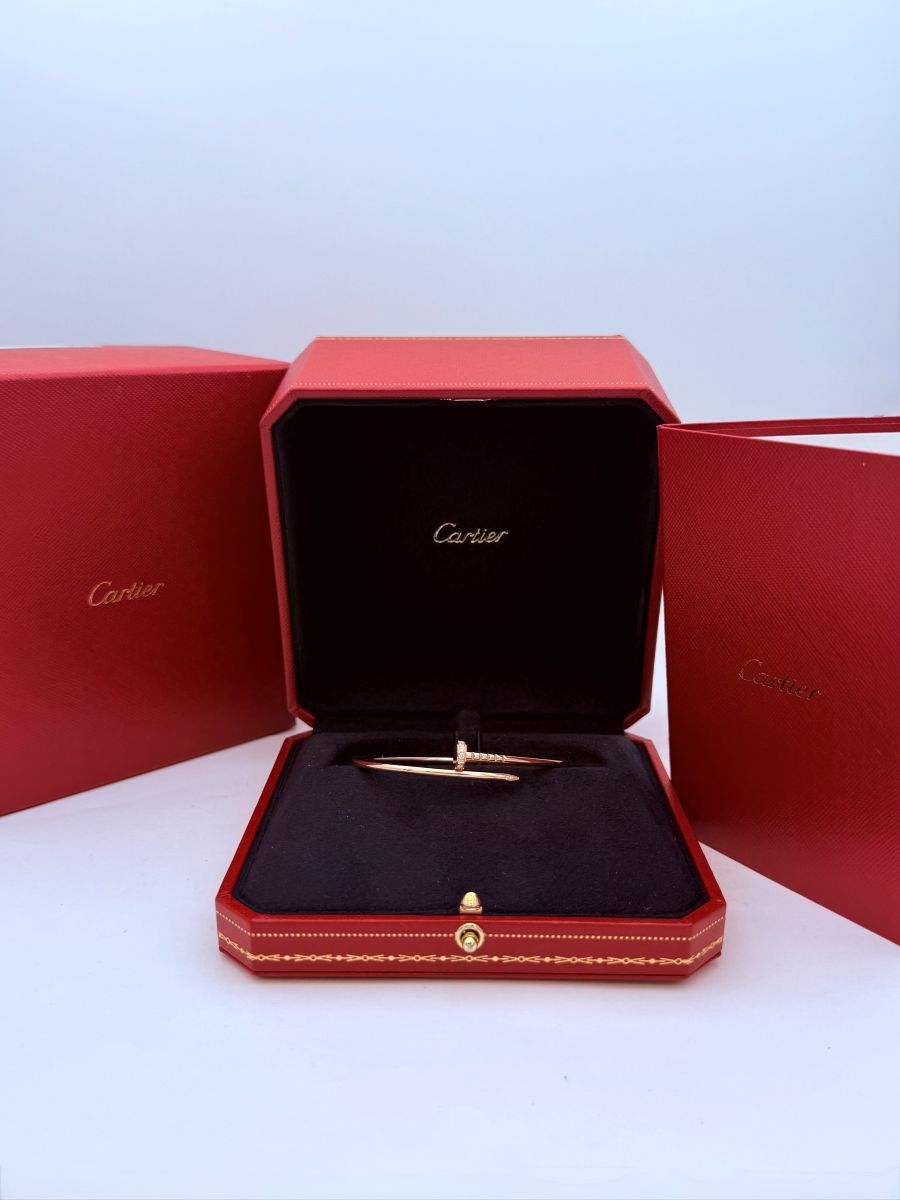 Bracciale Cartier Juste un Clou, Modello Classico in Oro Giallo 18k con Diamanti