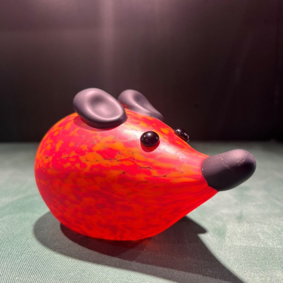 Mick Borowski - Fermacarte in Vetro Soffiato Artistico, Design Unico