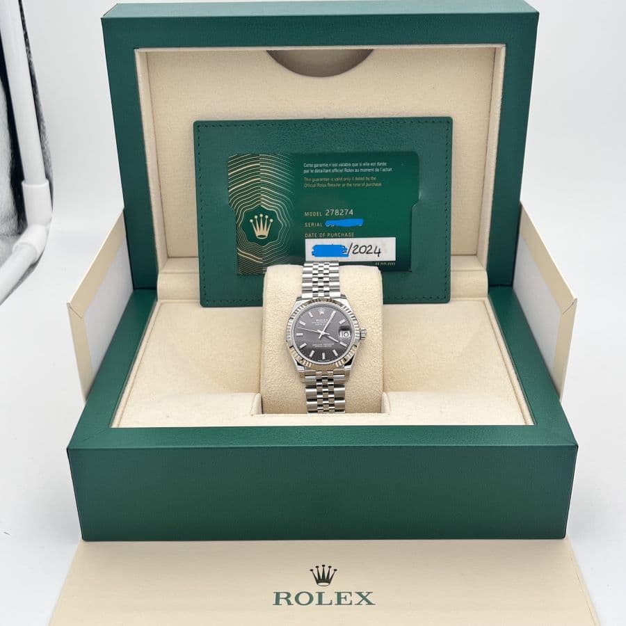 Rolex Datejust 31 Oystersteel e Oro Bianco