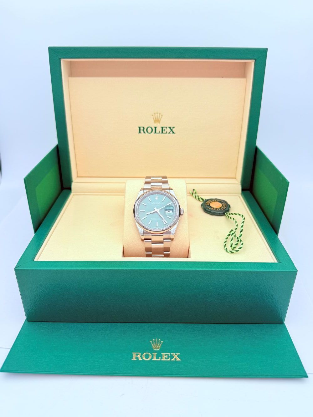 Rolex Datejust 36 Oyster Perpetual - Quadrante Verde Menta