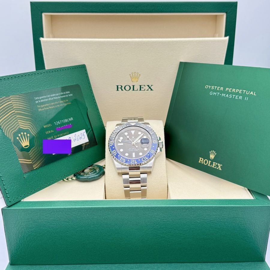 Rolex GMT-Master II "Batman" Ref. 116710BLNR Nuovo Anno 2025