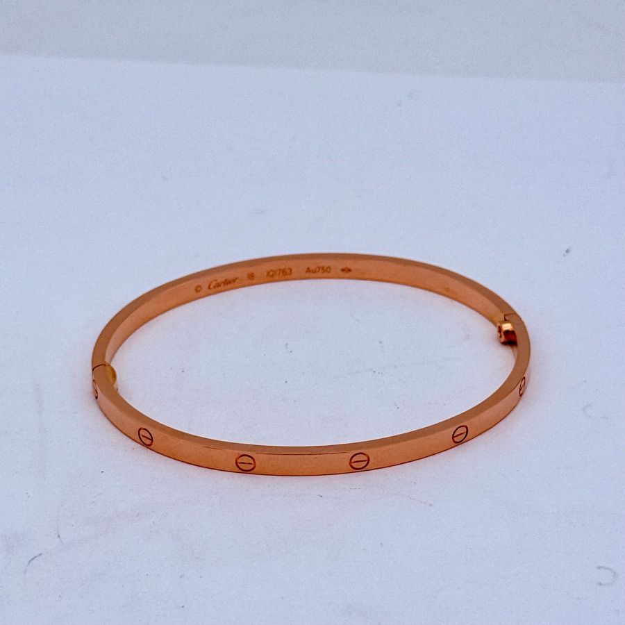 Bracciale Cartier Love, Modello Classico in Oro Rosa 18k