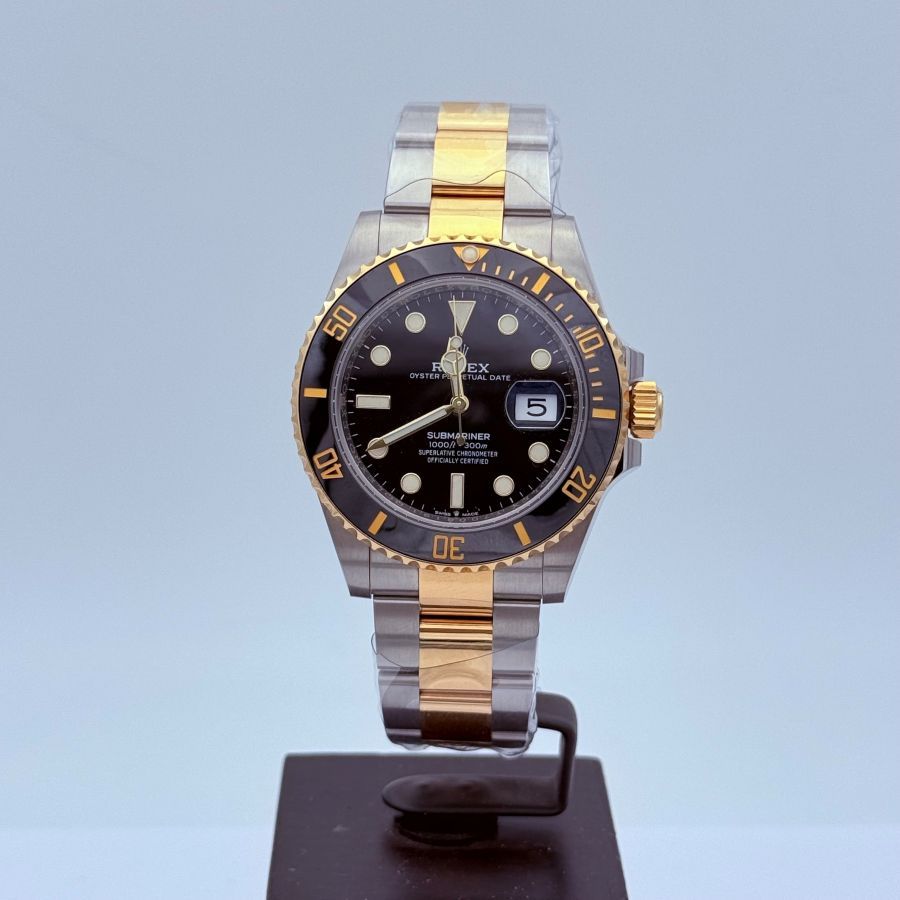 Rolex Submariner Date Oyster, 41 mm, Oystersteel e oro giallo