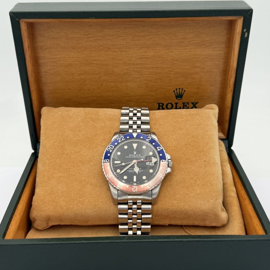 Rolex GMT Master Referenza 16750 Mark IV - Acciaio, Plexiglass, Anno 1984