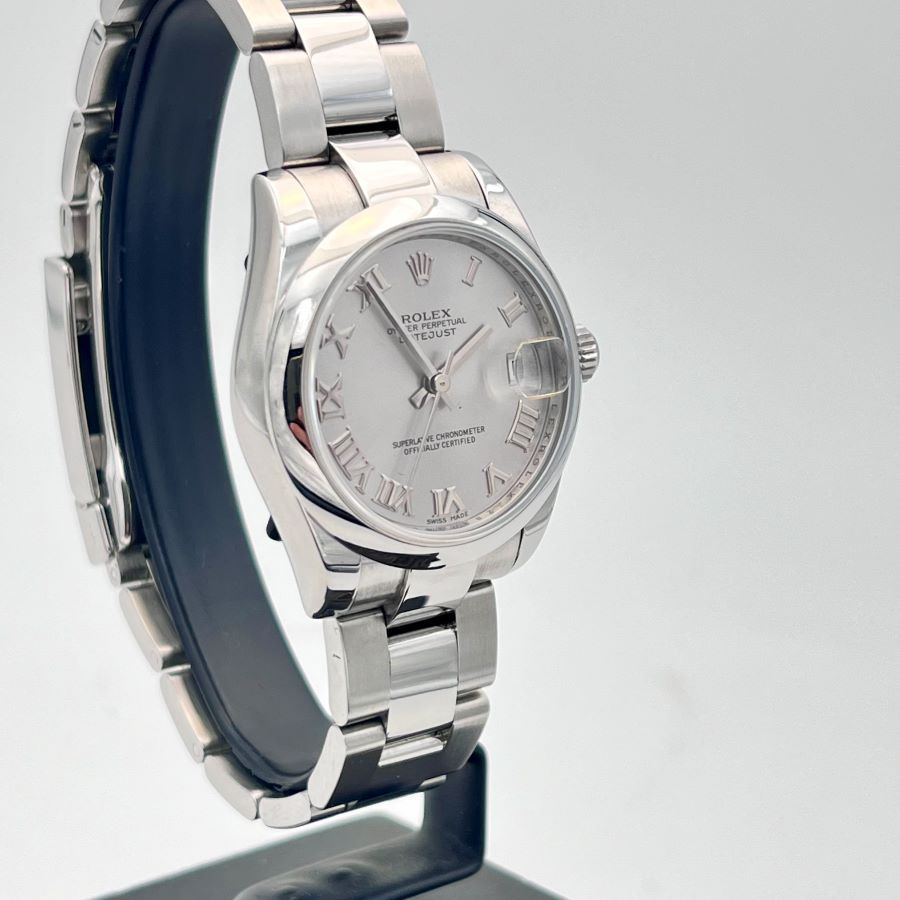Rolex Datejust 31 Oystersteel Quadrante Grigio Rodio