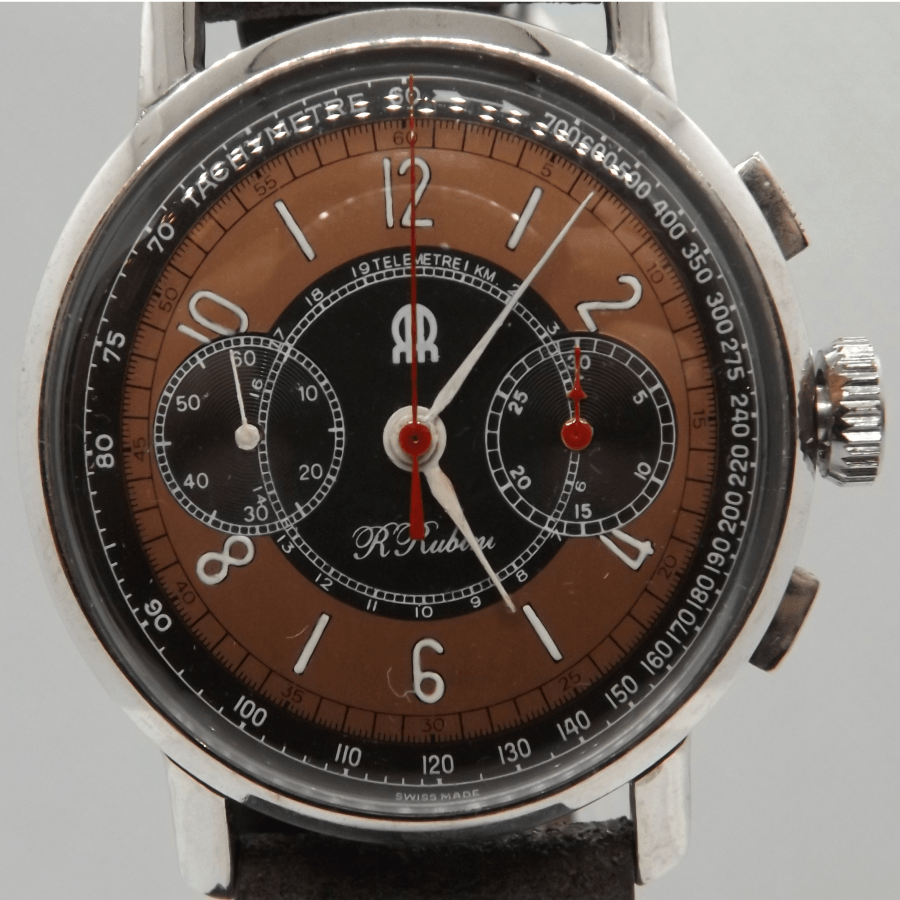RRubini 1951 Cronografo Edizione Limitata N°16 Movimento Landeron 48/51