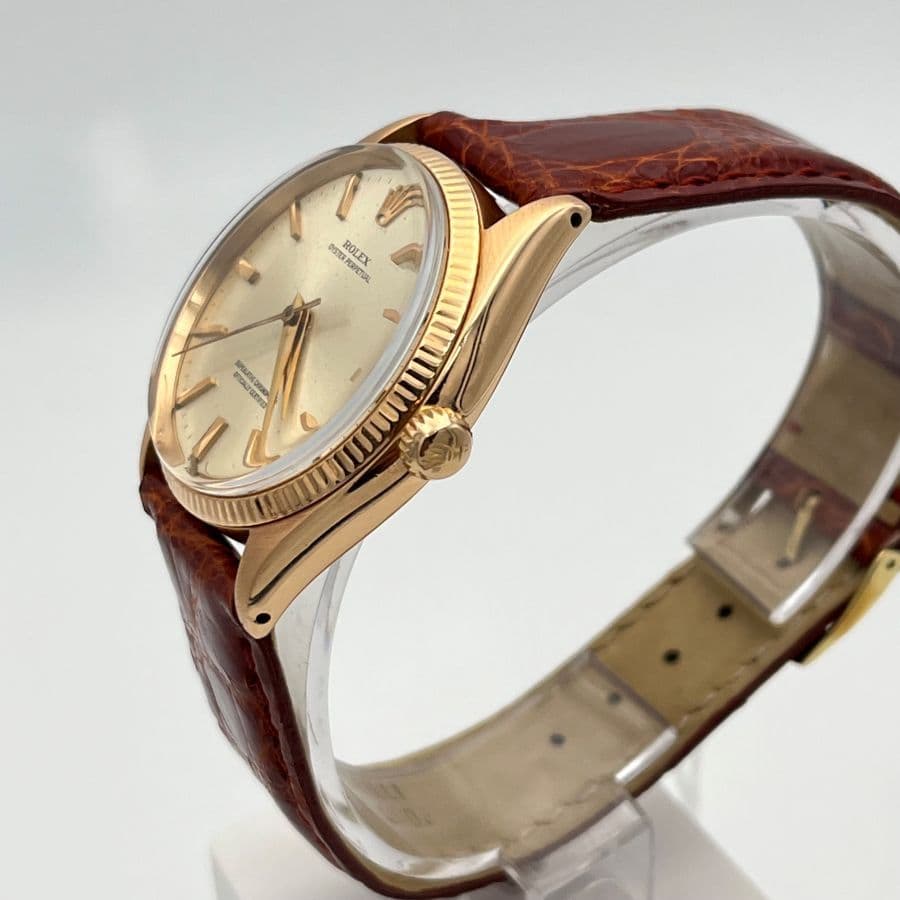 Rolex Oyster Perpetual 34mm Ref. 1005 Vintage, Acciaio, Quadrante Crema, Cal. 1570