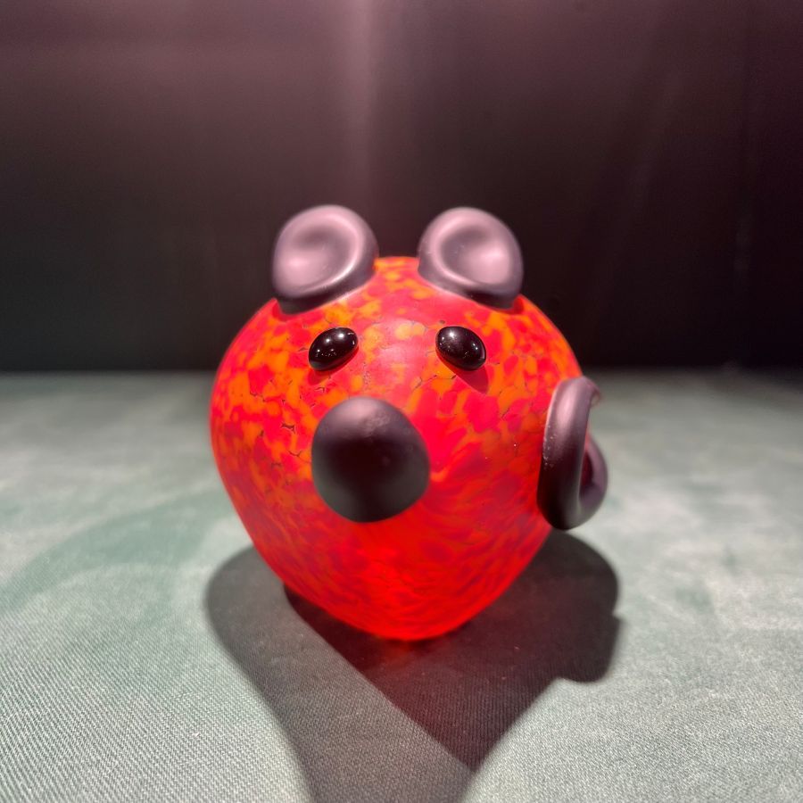 Mick Borowski - Fermacarte in Vetro Soffiato Artistico, Design Unico