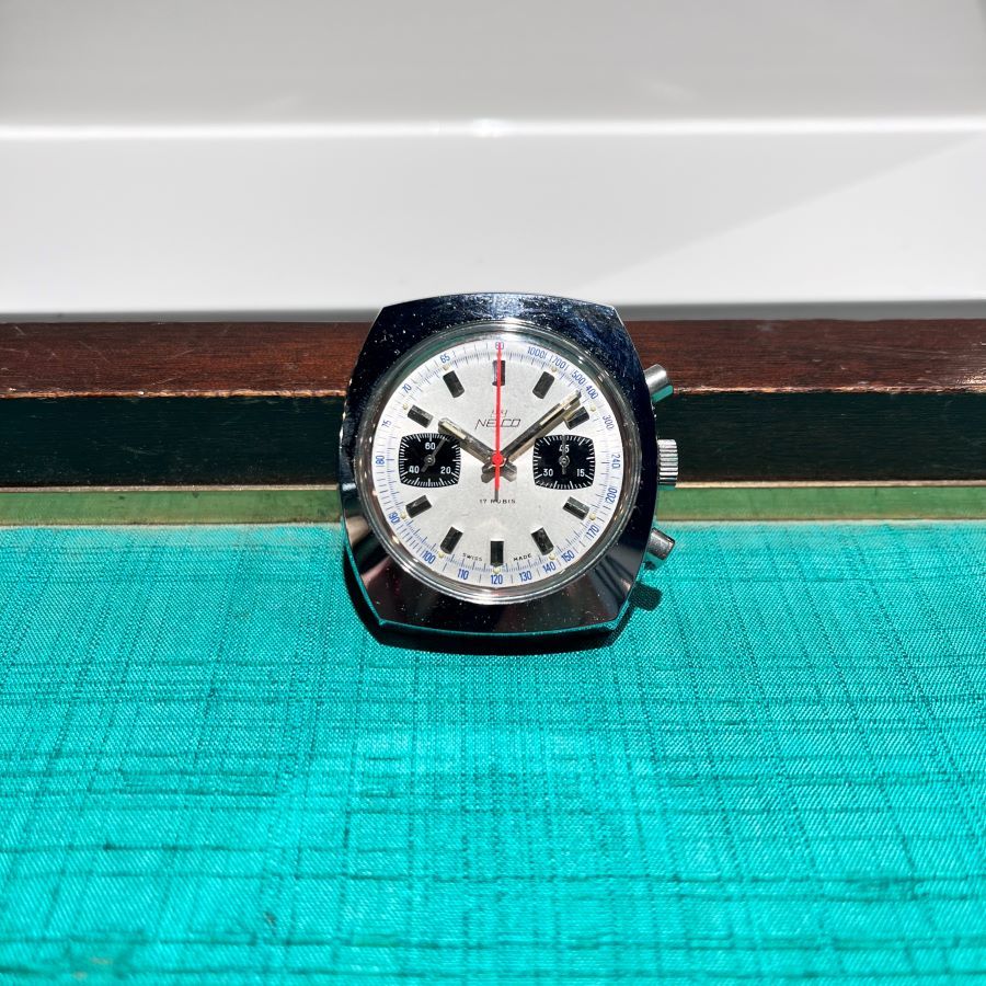 Nelco Genève Cronografo Vintage a Carica Manuale