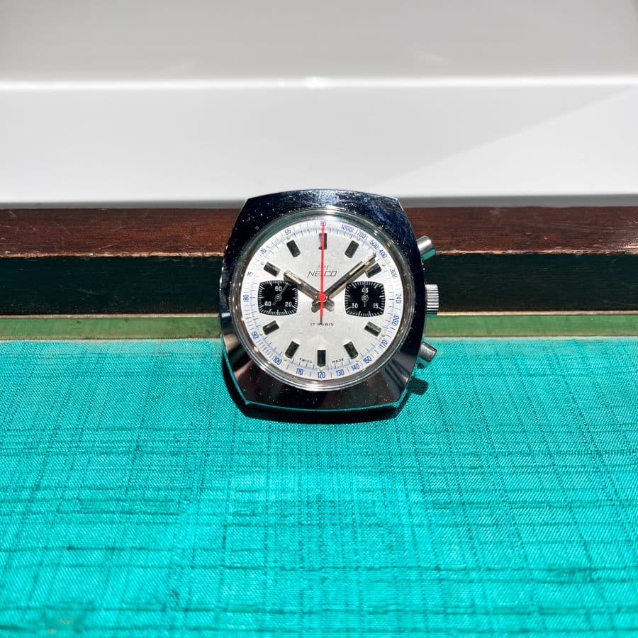 Nelco Genève Cronografo Vintage a Carica Manuale