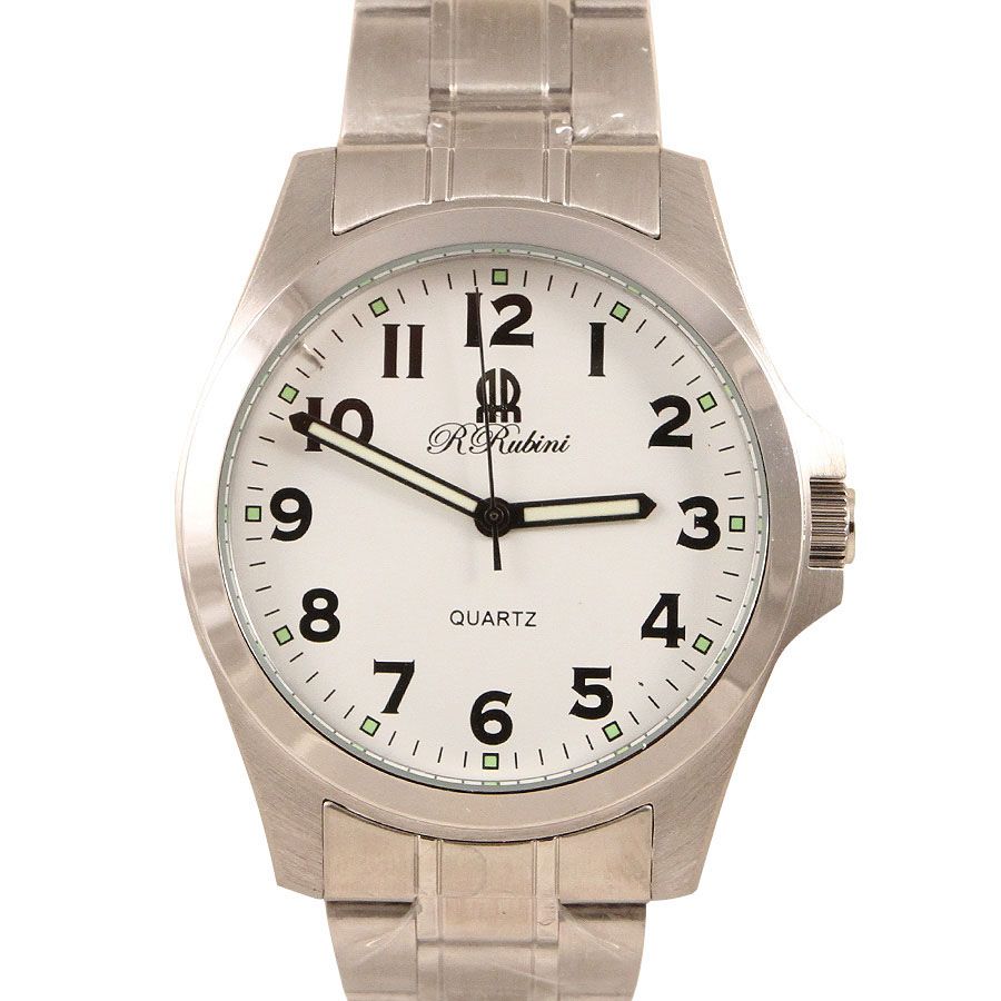 Orologio RRubini Classico in Acciaio 41mm No-Date R005