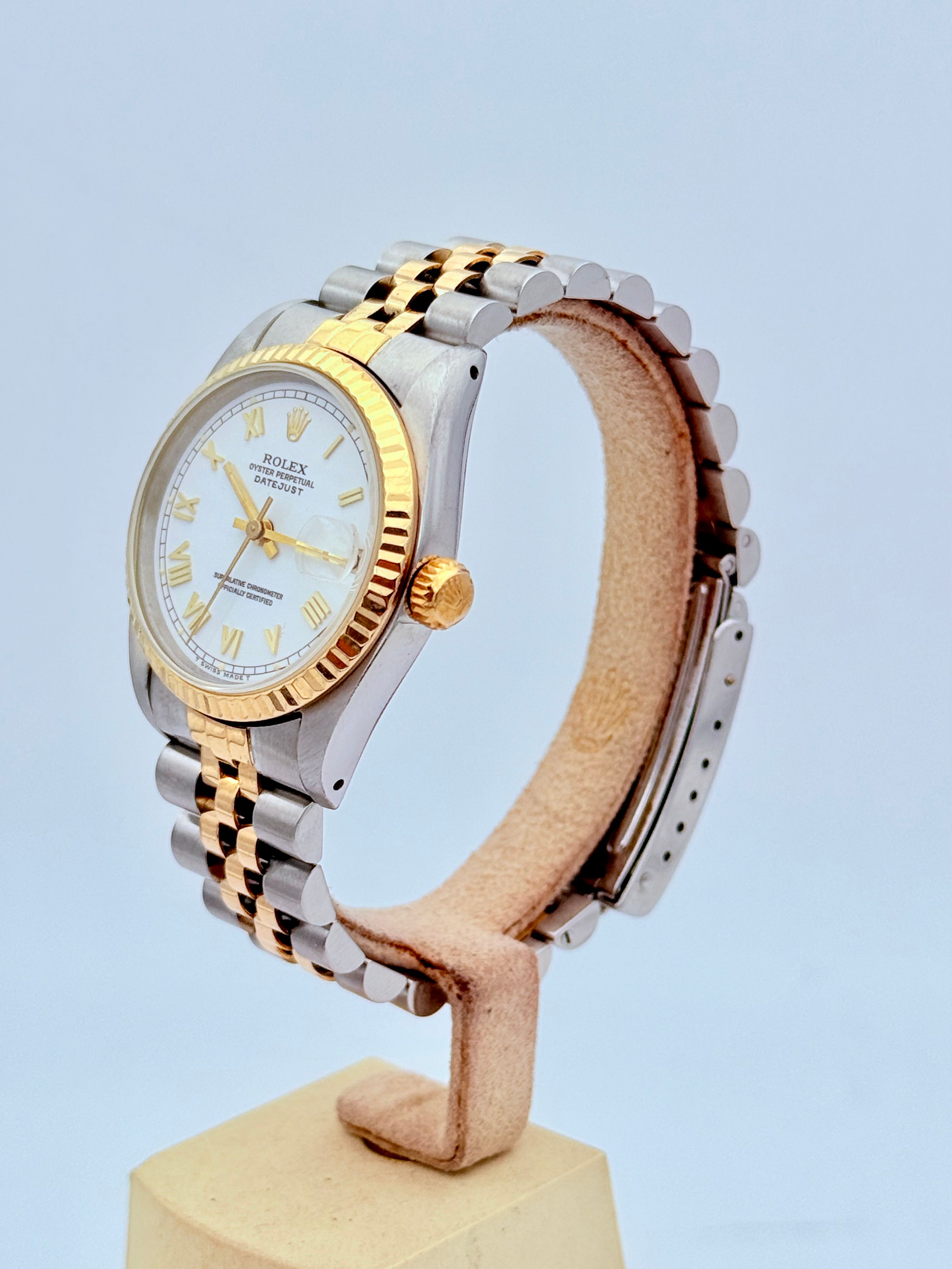 Rolex Datejust 31 Referenza 68273 con Quadrante Bianco e Bracciale Jubilee