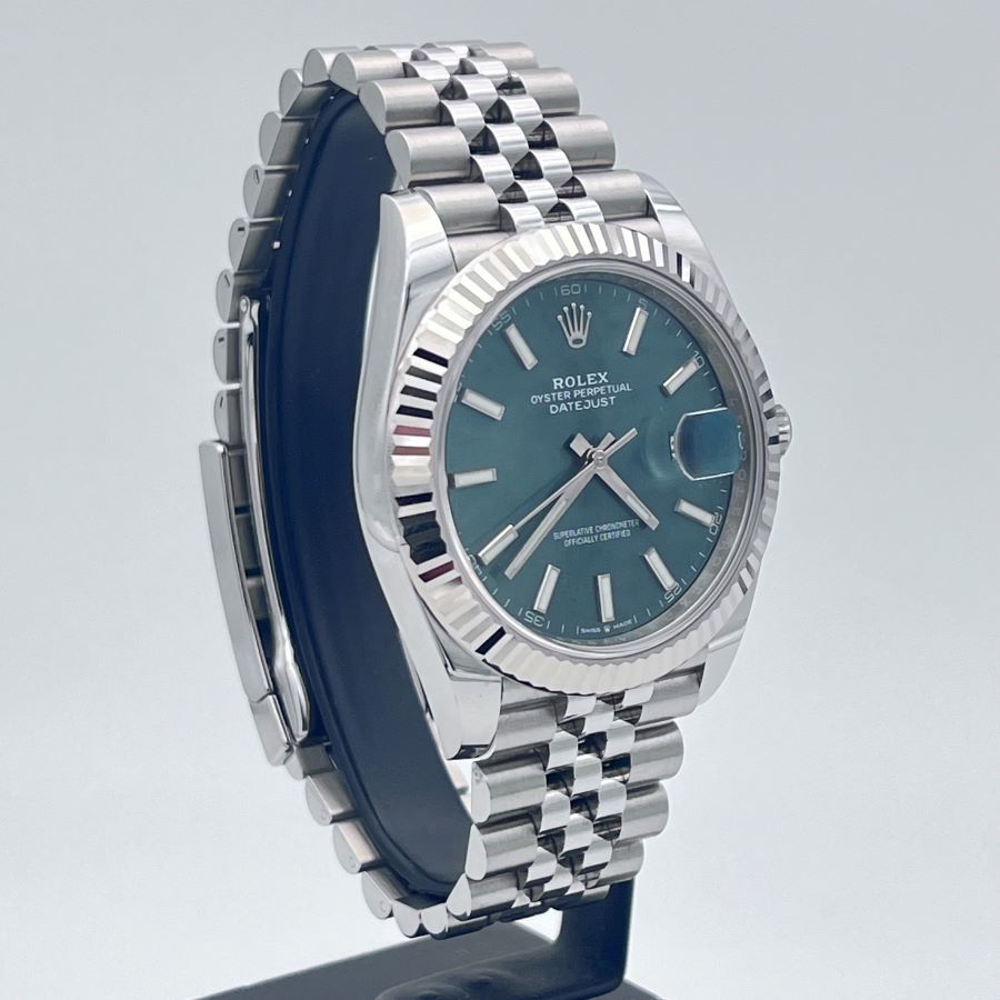 Rolex Datejust 41 Oystersteel e Oro Bianco Verde