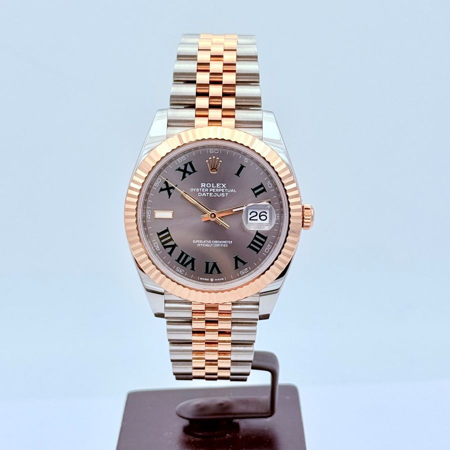 Rolex Datejust 41 Everose Rolesor Quadrante 'Wimbledon'