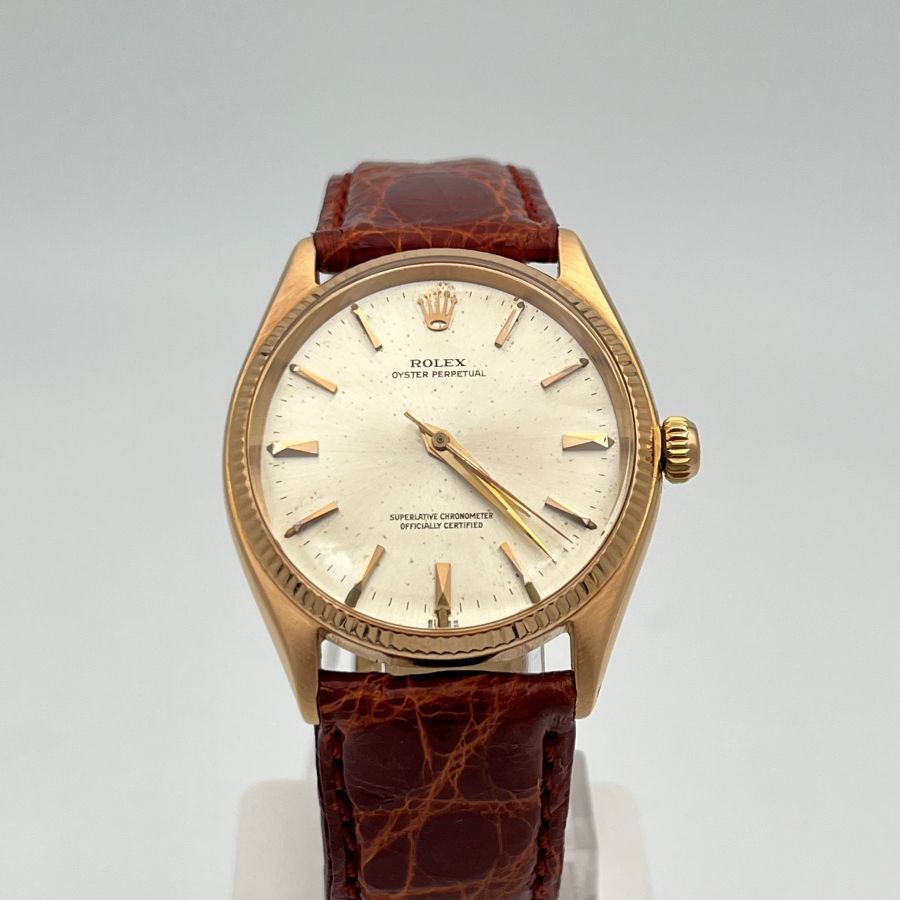 Rolex Oyster Perpetual 34mm Ref. 1005 Vintage, Acciaio, Quadrante Crema, Cal. 1570