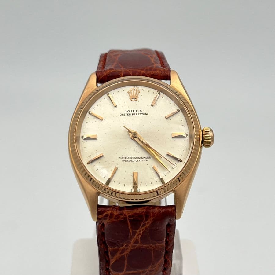 Rolex Oyster Perpetual 34mm Ref. 1005 Vintage, Acciaio, Quadrante Crema, Cal. 1570
