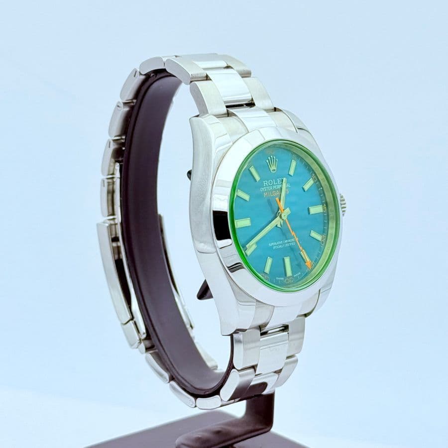 Rolex Milgauss 116400GV Quadrante Z-Blue