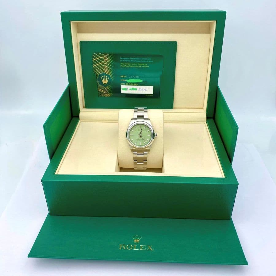 Rolex Oyster Perpetual 31 Verde Pistacchio