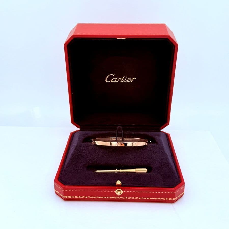 Bracciale Cartier Love, Modello Classico in Oro Rosa 18k