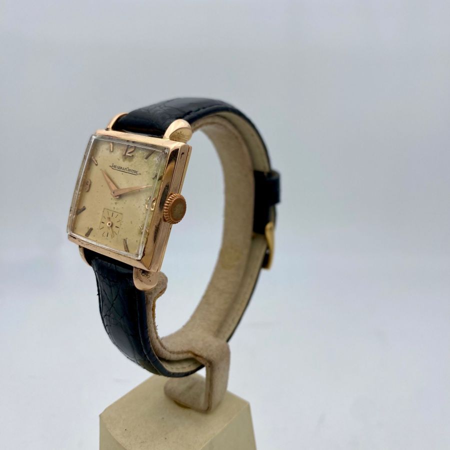 orologio jaeger le coultre quadrato cassa 18kt gr. 15
