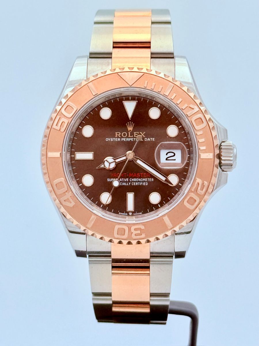 Rolex Yacht-Master 40 Oystersteel e Oro Everose con Quadrante Cioccolato