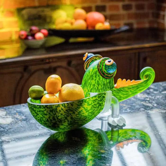CHAMELEON SMALL BOROWSKI GLASS