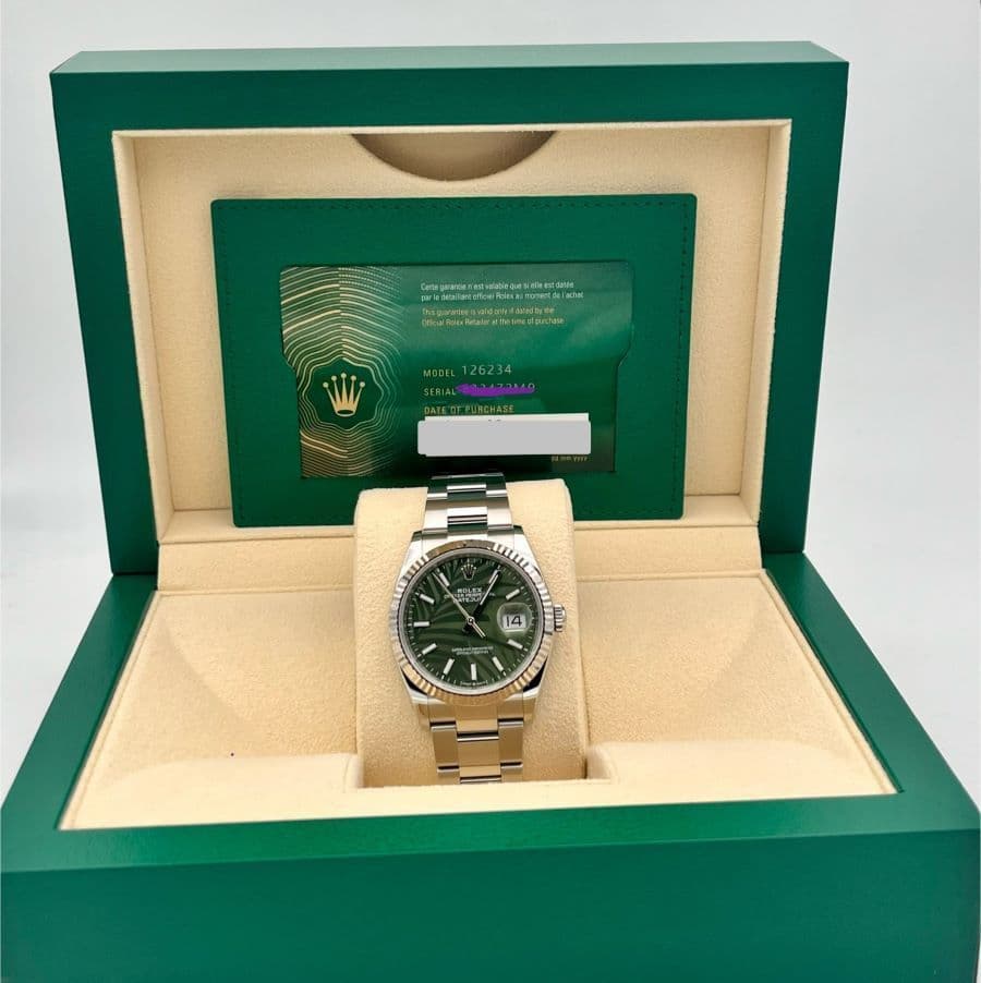 Rolex Datejust 36 Oystersteel e Oro Bianco