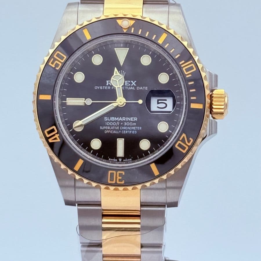 Rolex Submariner Date Oyster, 41 mm, Oystersteel e oro giallo