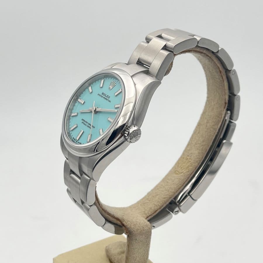 Rolex Oyster Perpetual 31 mm Azzurro Turchese "Tiffany" Ref. 277200 - Nuovo, Anno 2023