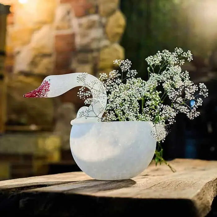 CYGNET BOROWSKI GLASS SWAN