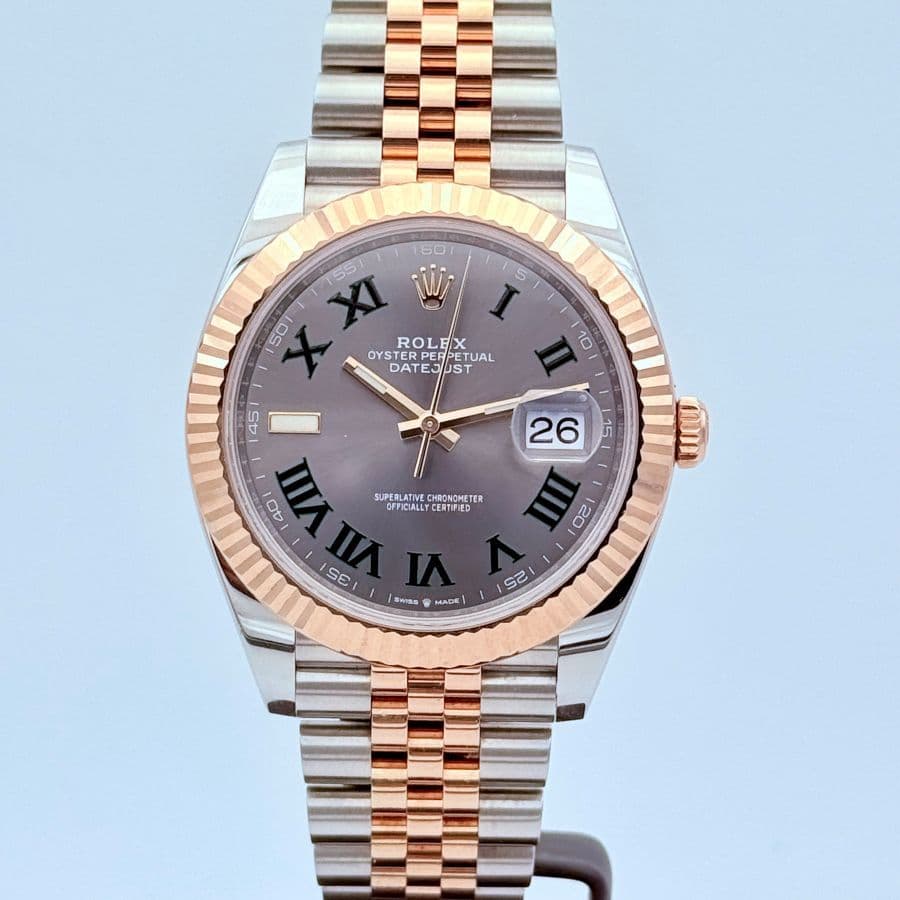 Rolex Datejust 41 Everose Rolesor Quadrante 'Wimbledon'