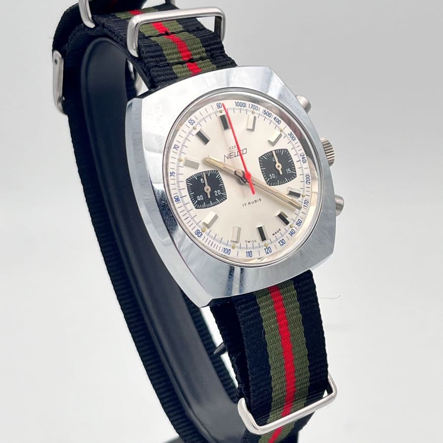 Nelco Genève Cronografo Vintage a Carica Manuale