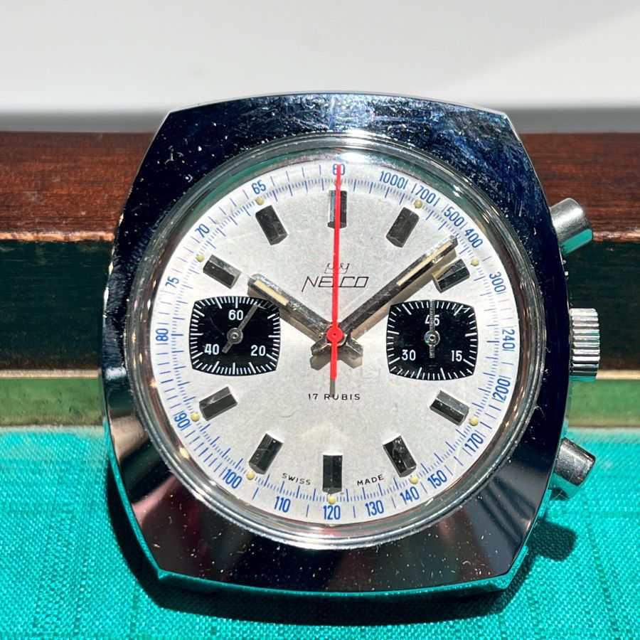 Nelco Genève Cronografo Vintage a Carica Manuale