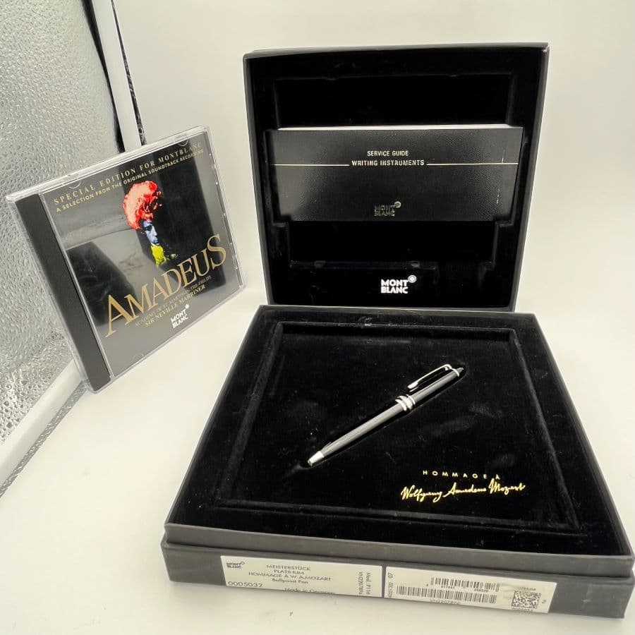 Montblanc Meisterstück Hommage à W.A. Mozart Stilografica Platino P1116