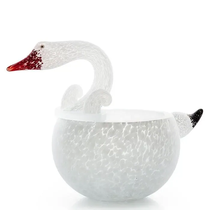CYGNET BOROWSKI GLASS SWAN