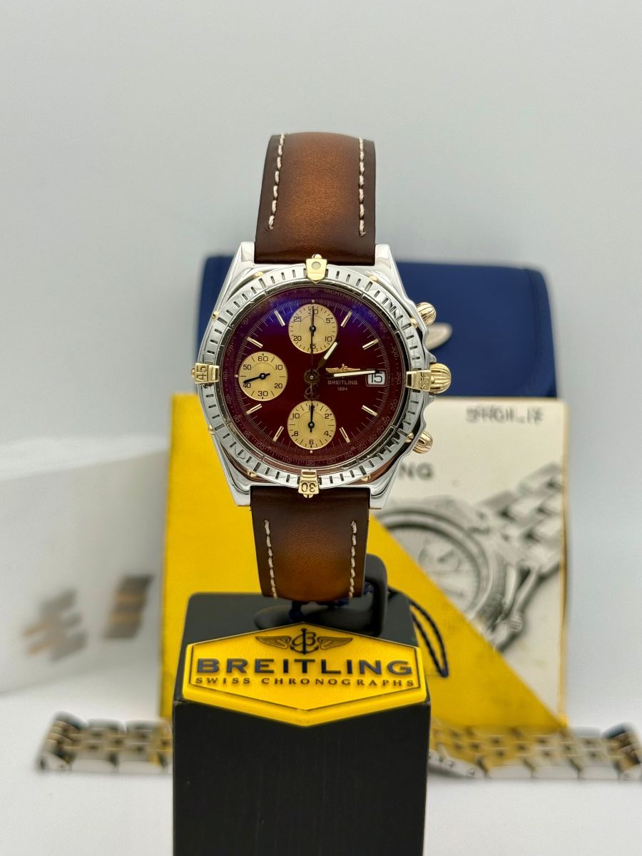 Breitling Chronomat Automatico Ref. 13050 con Quadrante Bordeaux