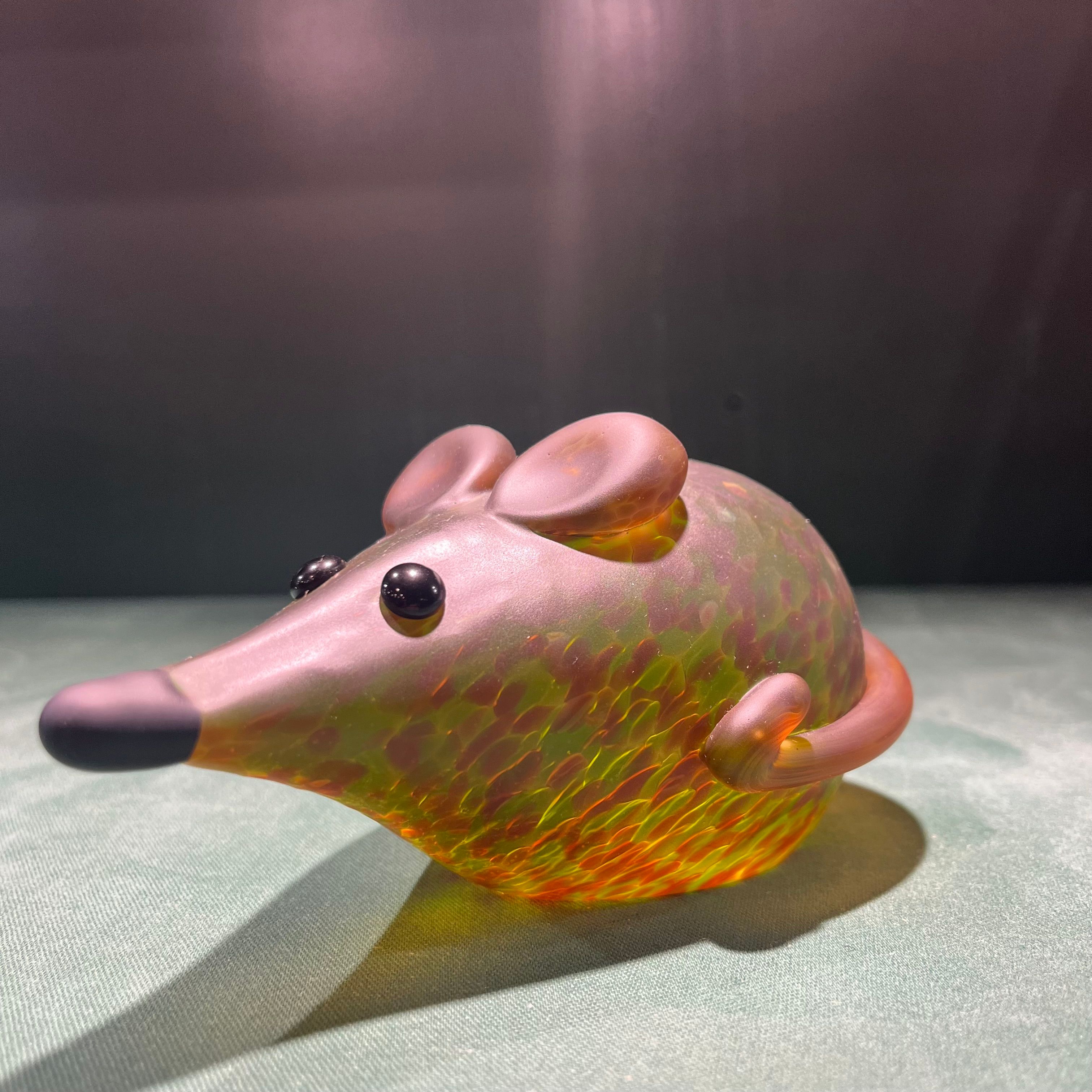 Fermacarte Borowski "Mick" in Vetro Soffiato, Linea Studio