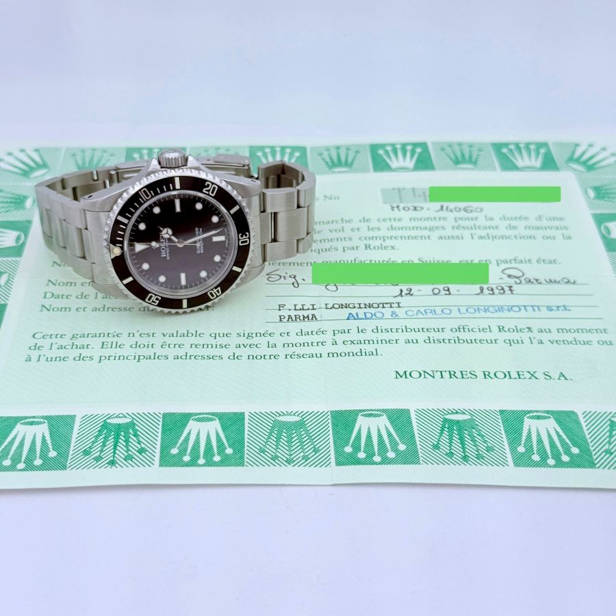 Rolex Submariner 14060 'Two-Liner' Acciaio - 1997