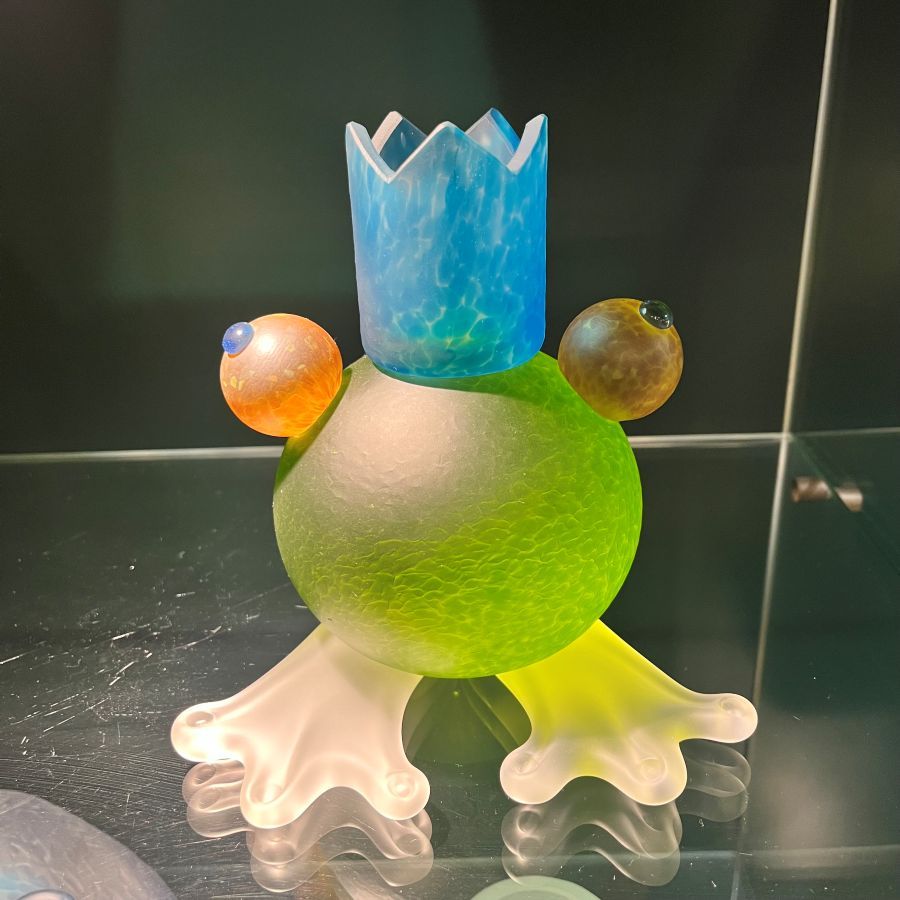 Portacandele 'Frosch' in Vetro Borowksi, SKU: 01-56