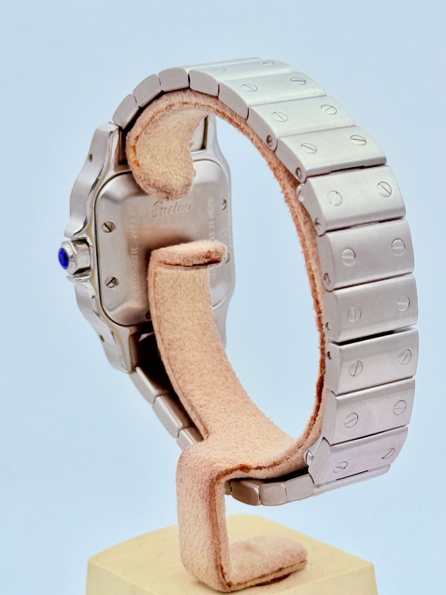 Cartier Santos Galbée Ref. 2423 Donna Acciaio e Oro Automatico