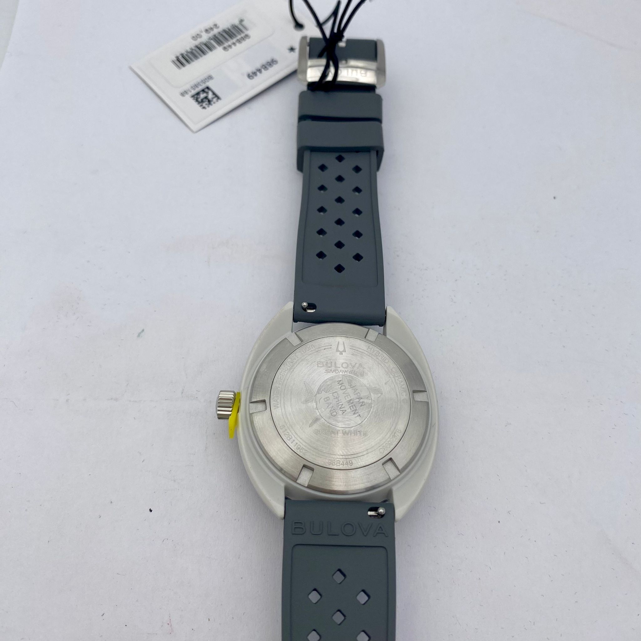 Bulova Snorkel Great White Shark Orologio 98B449