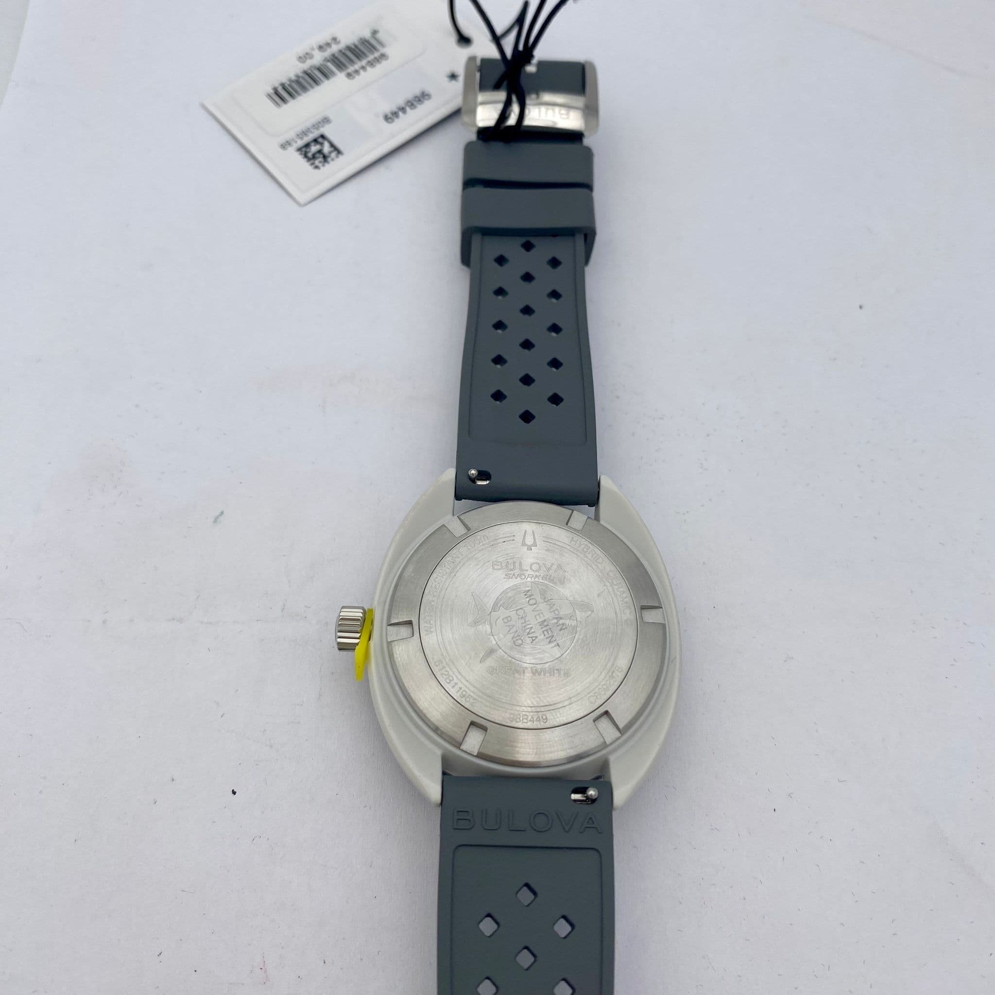 Bulova Snorkel Great White Shark Orologio 98B449